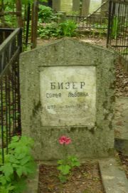 Бизер Софья Львовна, Москва, Востряковское кладбище